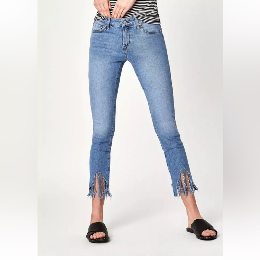 MAVI Adriana Ankle Mid Rise Super Skinny in LT FRINGE 90's Size 29